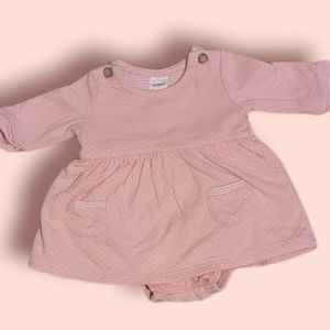 Pink with white polka dots bodysuit